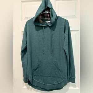Maurices Hoodie with Plaid Hood XS